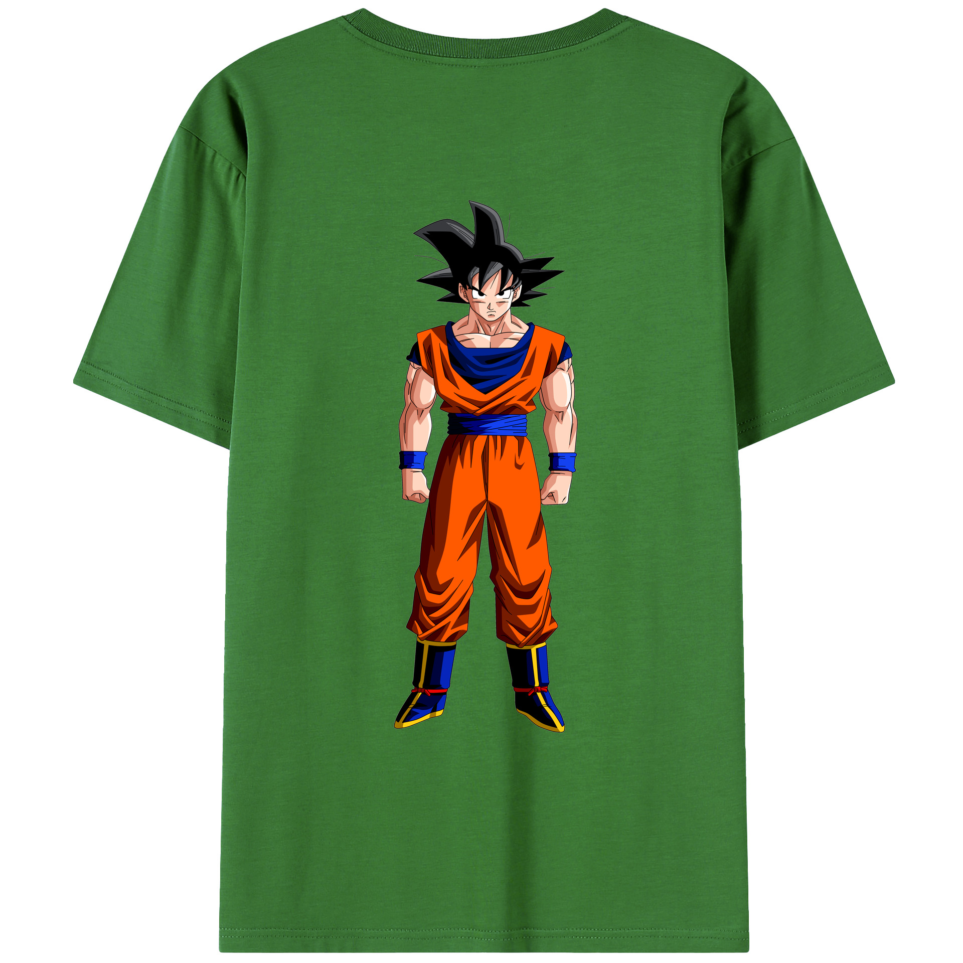 （画像用） ドラゴンボール 孫悟空（そん ごくう）Son Goku カカロット DRAGON BALL Kakarotto レディース半袖Tシャツ(バックプリント)